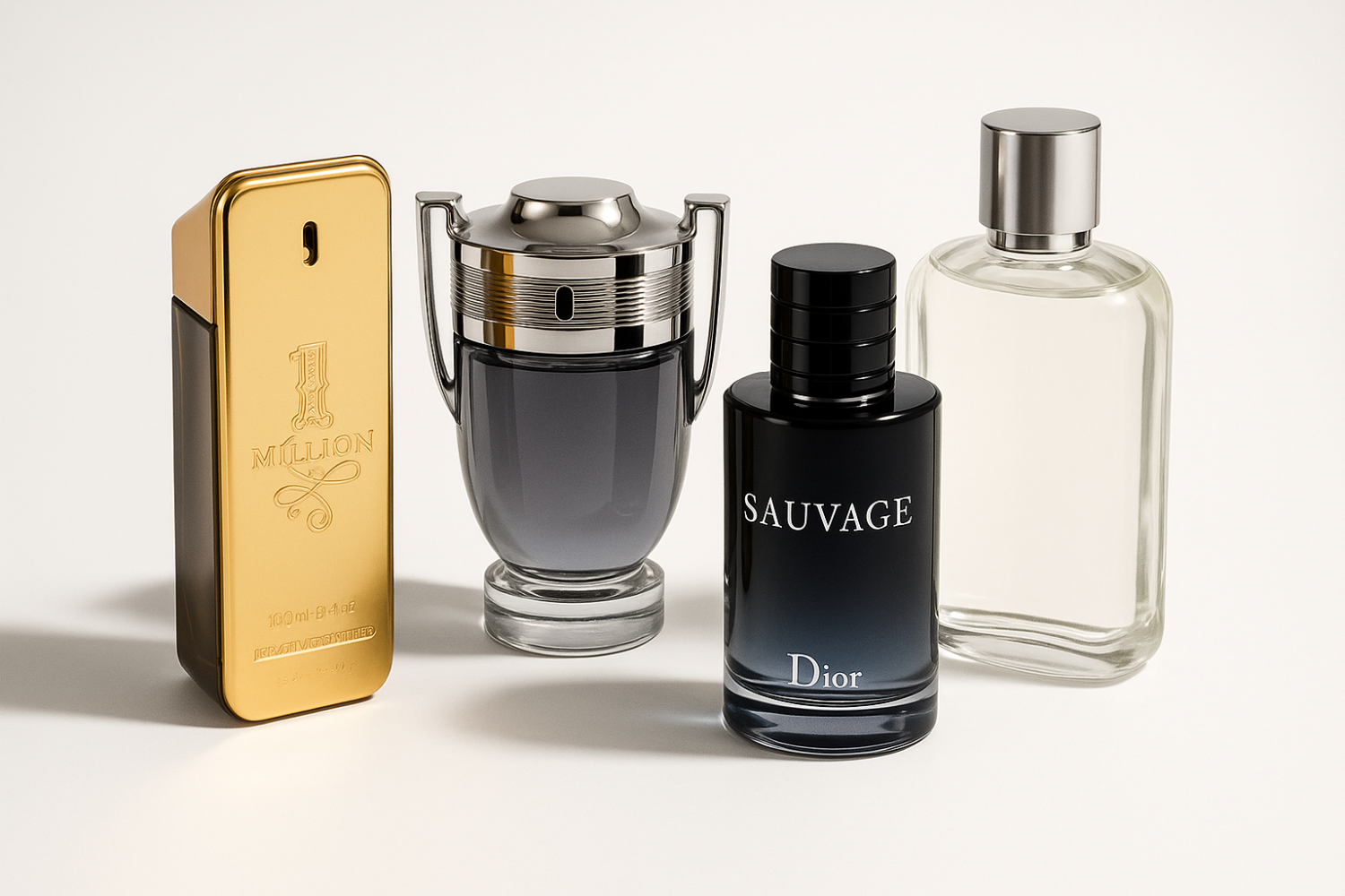 3 PERFUMES ONE MILLION, INVICTUS, SAUVAGE e SPLASH DE 200 ML